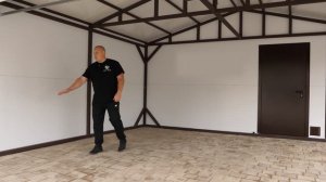 Гараж из сэндвич‑панелей на 2 авто + хозблок | Подробный обзор и отзыв владельца