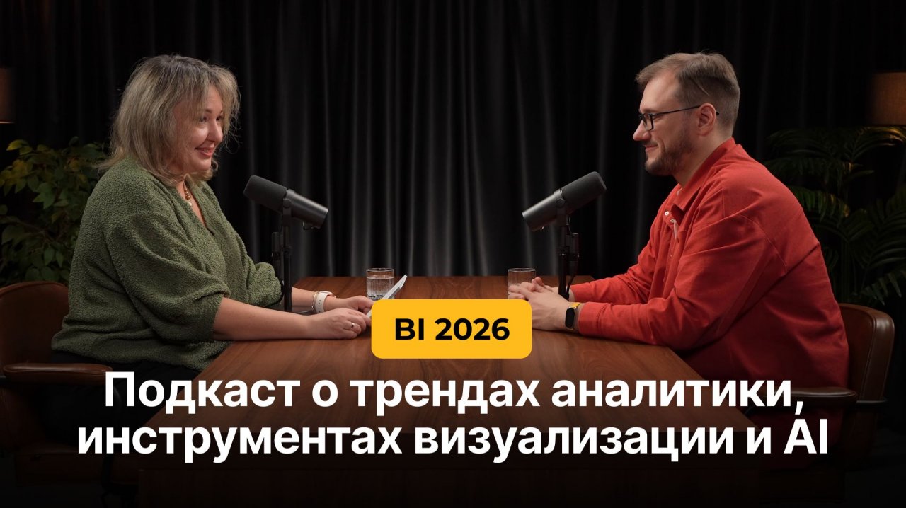 BI 2026: подкаст о трендах аналитики, инструментах визуализации и AI