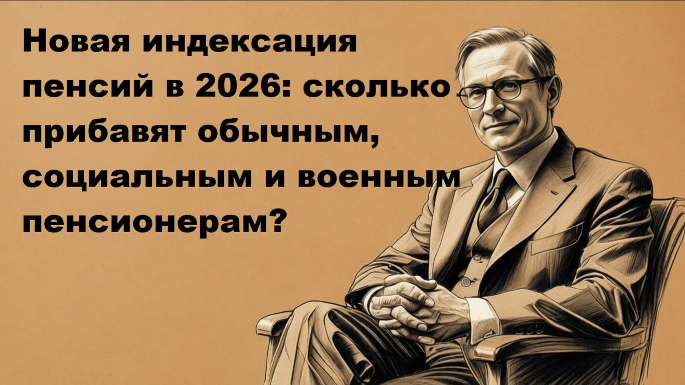 На сколько повысят и какая пенсия будет в 2026 году
