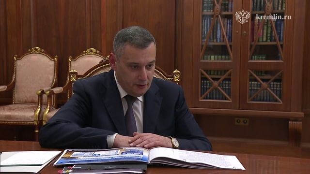 Встреча с губернатором Курской области Александром Хинштейном