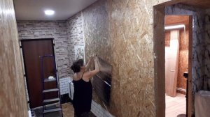 Поклейка самоклеюших панелий , не лёгкое это дело но красиво , без монтажа,  Жизнь в новом доме.