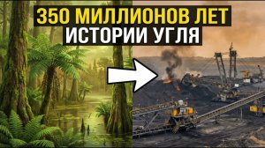 УГОЛЬ: 350 млн лет истории. От древних болот до рекорда 2024 года