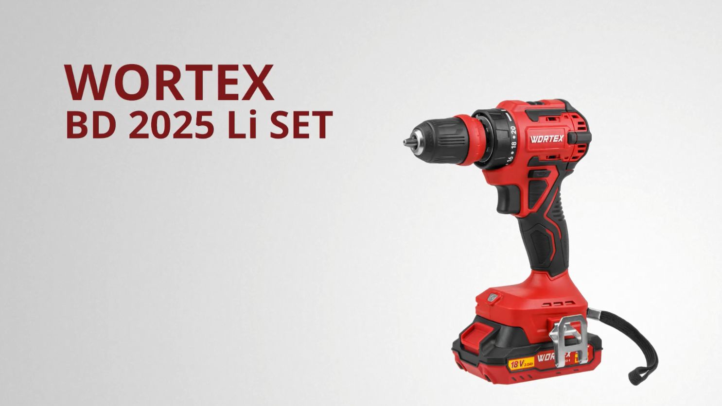 WORTEX BD 2025 Li SET Аккумуляторная дрель-шуруповерт смотреть онлайн