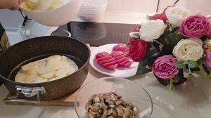 манник с творогом и закусочный пирог