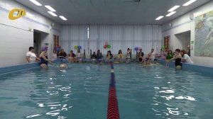 ВОСПИТАННИКИ СПОРТИВНО-ОЗДОРОВИТЕЛЬНЫХ ГРУПП БАССЕЙНА "АЛЬБАТРОС" ПРИНЯЛИ УЧАСТИЕ В ЭСТАФЕТЕ