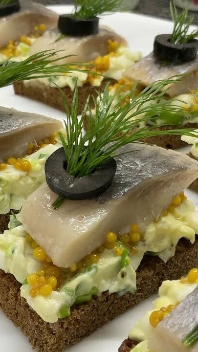 🥖 Закуска с селедкой