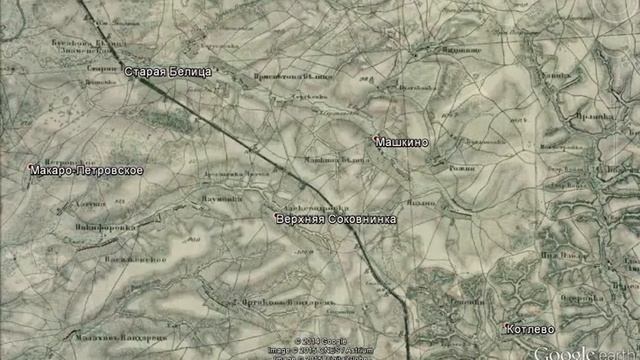 Привязка Шуберт 3 версты в Global Mapper