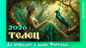 ☀️ Судьба! Телец прогноз на 2026 год! Удача, Статус, Брак 🔥 Прогноз от Евгеньюшки ♥️