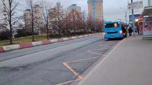 Автобус ЛиАЗ 5292 борт 192424, маршрут 654