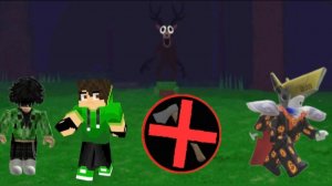 Мы выжили 99 ночей в лесу без топора в роблокс