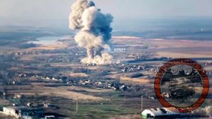 Объективный контроль удара четырьмя ФАБ-500 по ПУ БпЛА.