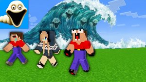 🌊ЦУНАМИ ИЗ ГОЛОДНОГО ЧЕРВЯ В МАЙНКРАФТ! | Глазастая Морда Minecraft