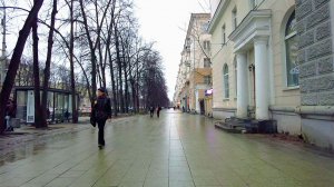Walking in YEkaterinburg. Проспект Ленина в пасмурный день |4K| (November 25, 2025)