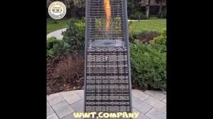 Уличный газовый обогреватель WWT 13I ROTANG Grey mini 1.8m