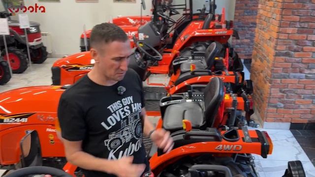 Новинка в России. Минитрактор Kubota Narrow для сельхоз работ