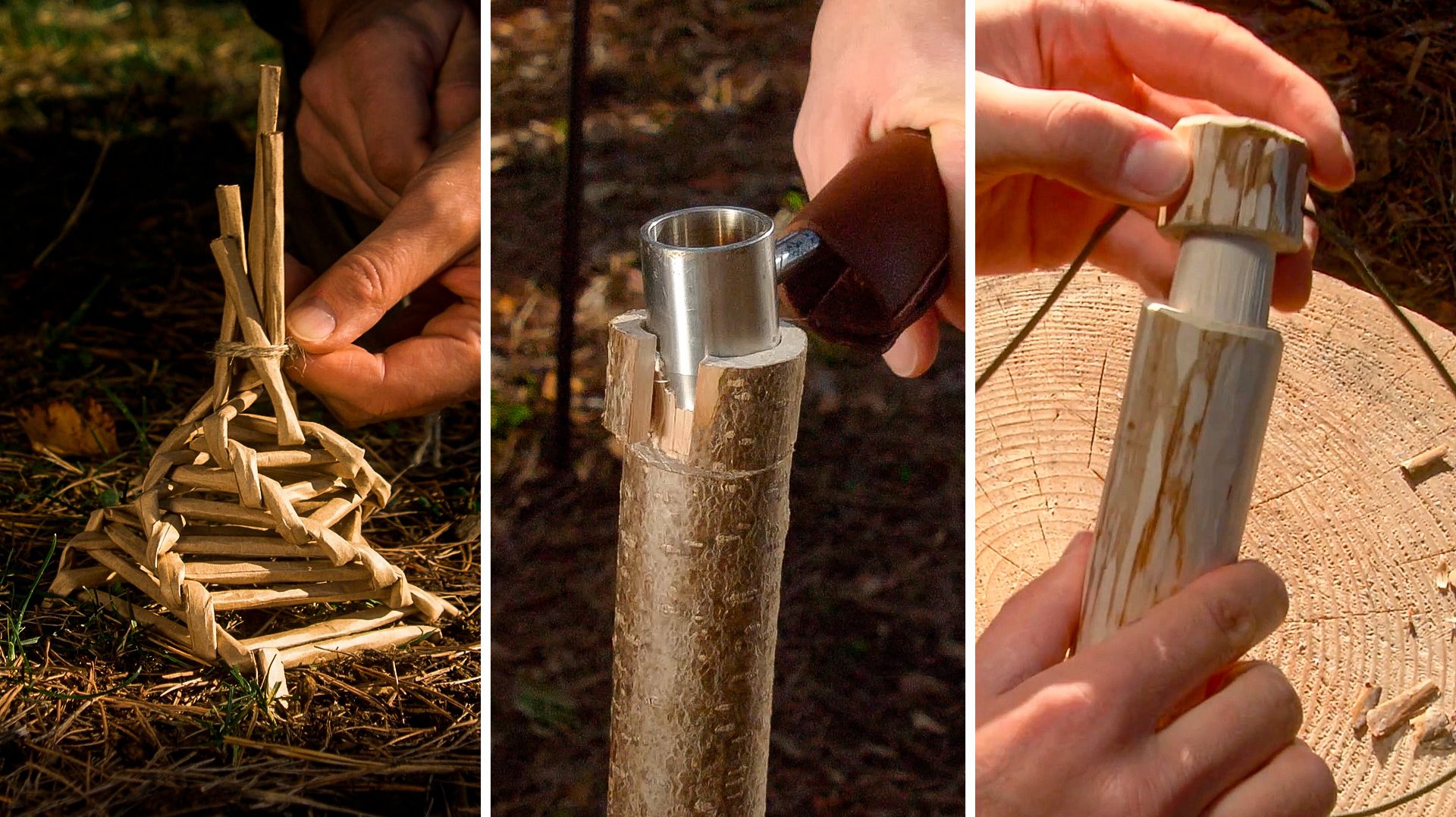 Навыки выживания: полезные ИДЕИ и ЛУЧШИЕ походные Хитрости в лесу #бушкрафт #поход #лайфхаки