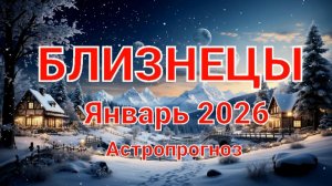 БЛИЗНЕЦЫ. Январь 2026 год. Астропрогноз