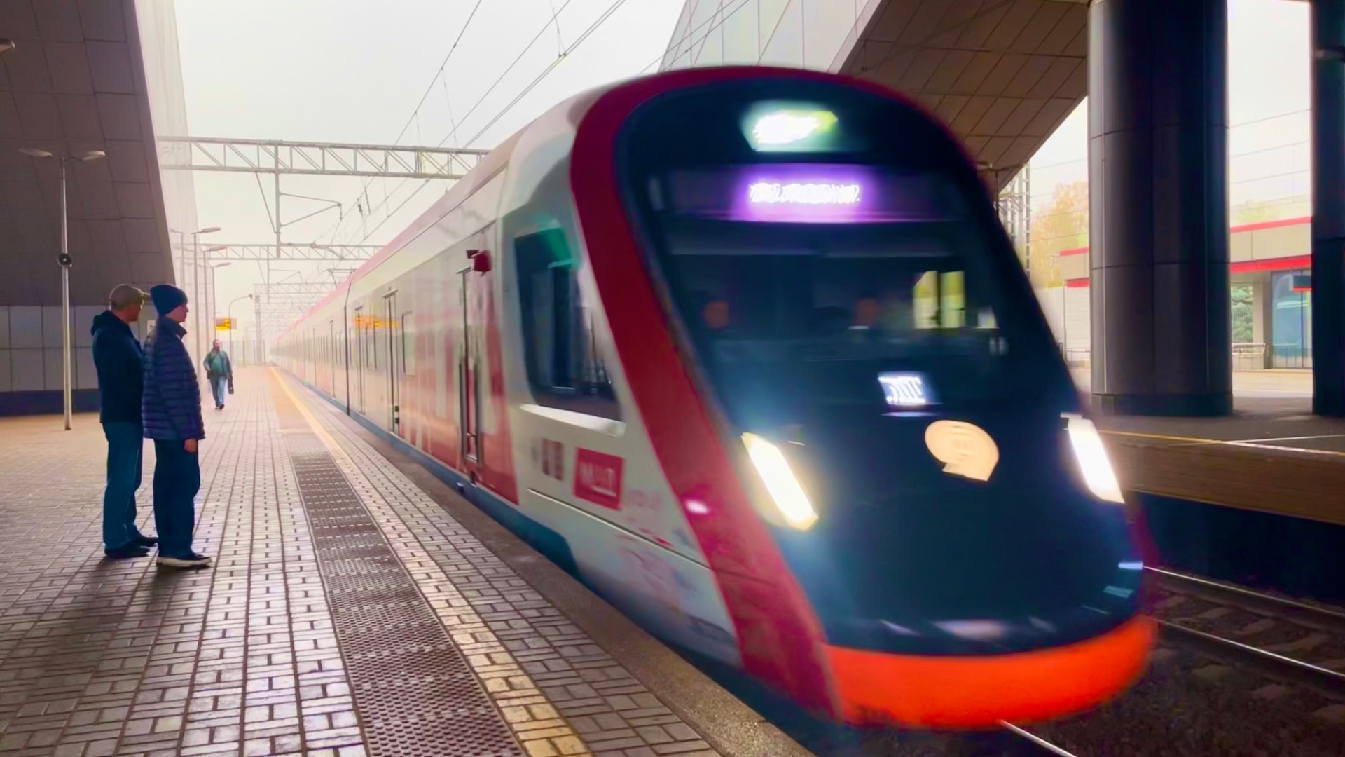 Еду на электропоезде Иволга 2.0 до Москва-Сити. Эпизод 87