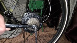 Замена трещётки на электровелосипеде