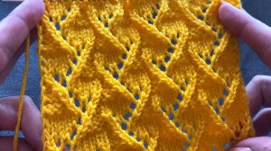 ПРОСТОЙ, НО ОЧЕНЬ КРАСИВЫЙ АЖУРНЫЙ УЗОР