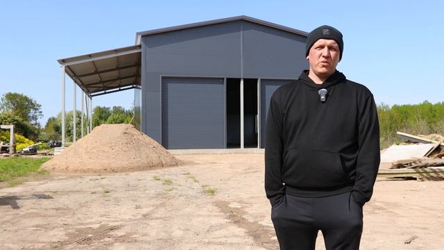Ангар из сэндвич панелей под грузовой автосервис | Отзыв заказчика смотреть онлайн