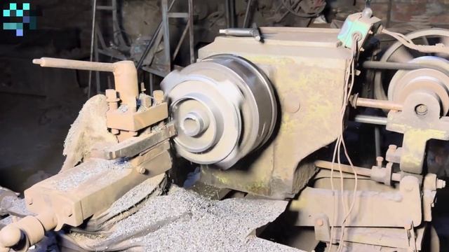 Процесс литья, обработки и сборки алюминиевой ступицы. Пакистан.