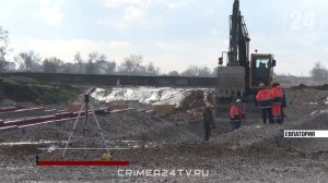 Канализационно-очистные сооружения возводят в Евпатории