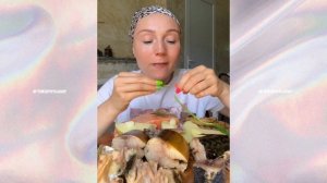 🍳🍑🦐🥔🍫🥒🌈😋МУКБАНГ ASMR