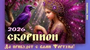 Судьба! Скорпион прогноз на 2026 год ❤️ Смена статуса! Род!  Карьера! Мистика ❤️