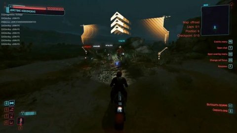 Геймплей мода CyberMP для Cyberpunk 2077