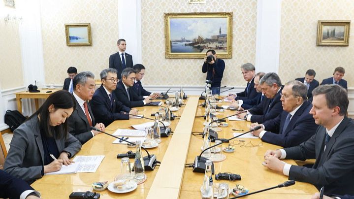 С.В.Лавров с Министром иностранных дел Китайской Народной Республики Ван И, Москва, 2 декабря 2025