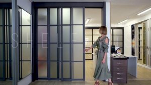 Подвесная телескопическая межкомнатная перегородка - компактная и элегантная система