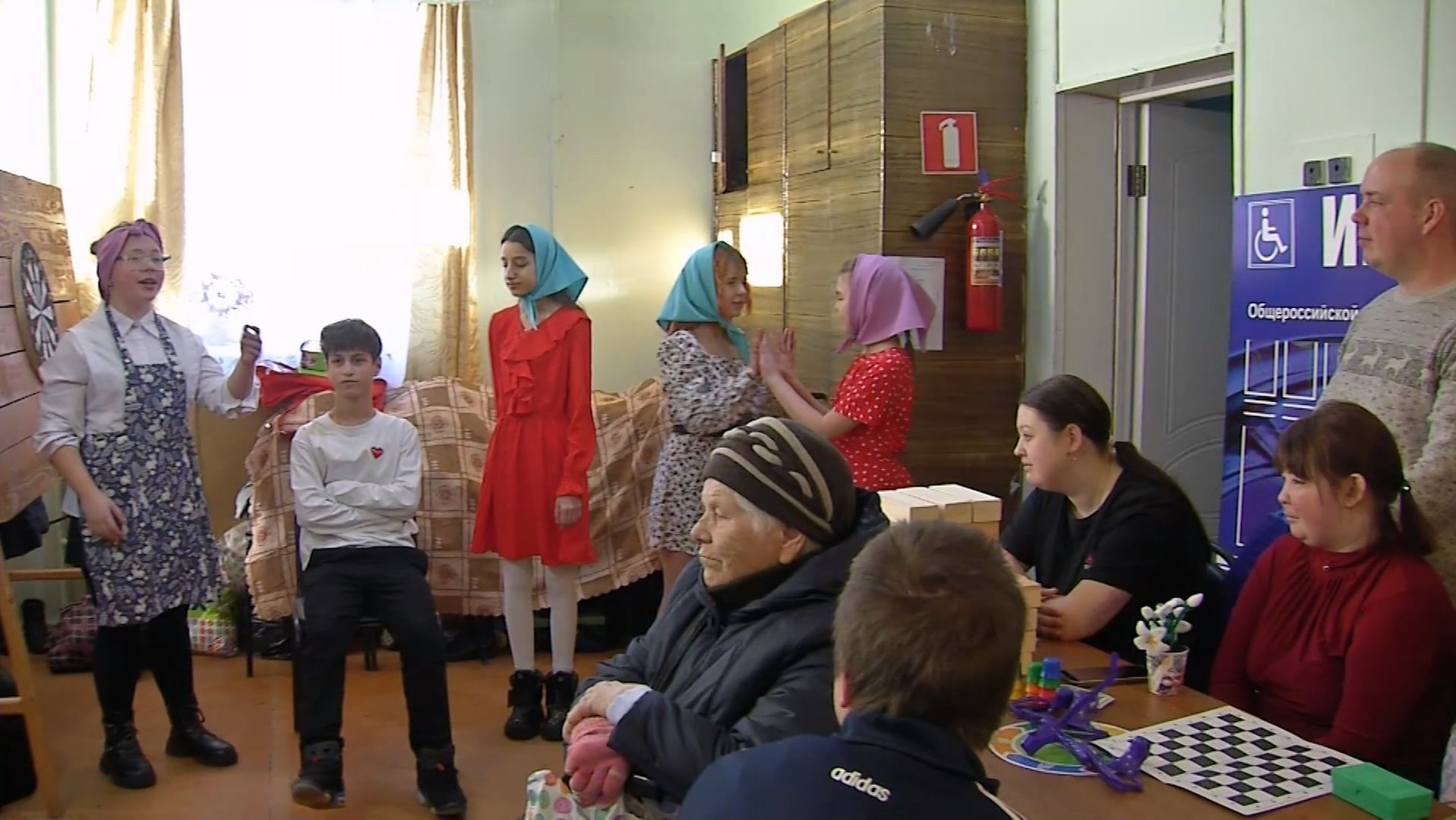 Юные серовчане поздравили Серовское ВОИ смотреть онлайн