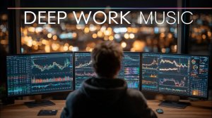 Deep Work Music for Traders ~ Focus Ambient Lab  Night City Productivity Sounds