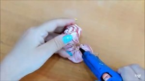 Шикарная полная роза из атласных лент. Rose from satin ribbons