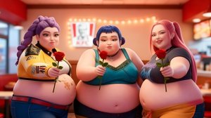 Руми и Охотницы на демонов превращаются из пухленьких в очаровательных леди