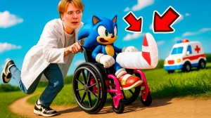 Соник тренировался в горах и получил травму! Кто победит в соревновании?