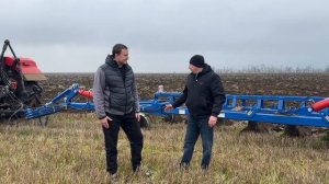 Работа плуга ПП-(9+2)х35М в агрегате с трактором Кировец 420 л.с.