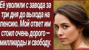 Истории для Вас/Её уволили с завода за три дня до выхода на пенсию../Жизненные истории
