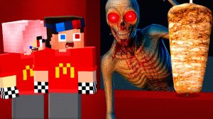 🍔НОЧНАЯ СМЕНА В СТРАШНОЙ ЗАКУСОЧНОЙ В МАЙНКРАФТ! ШЕДИ И ЛЕСКА MINECRAFT
