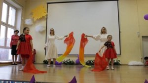 Танец с вейлами. Дети и взрослые.