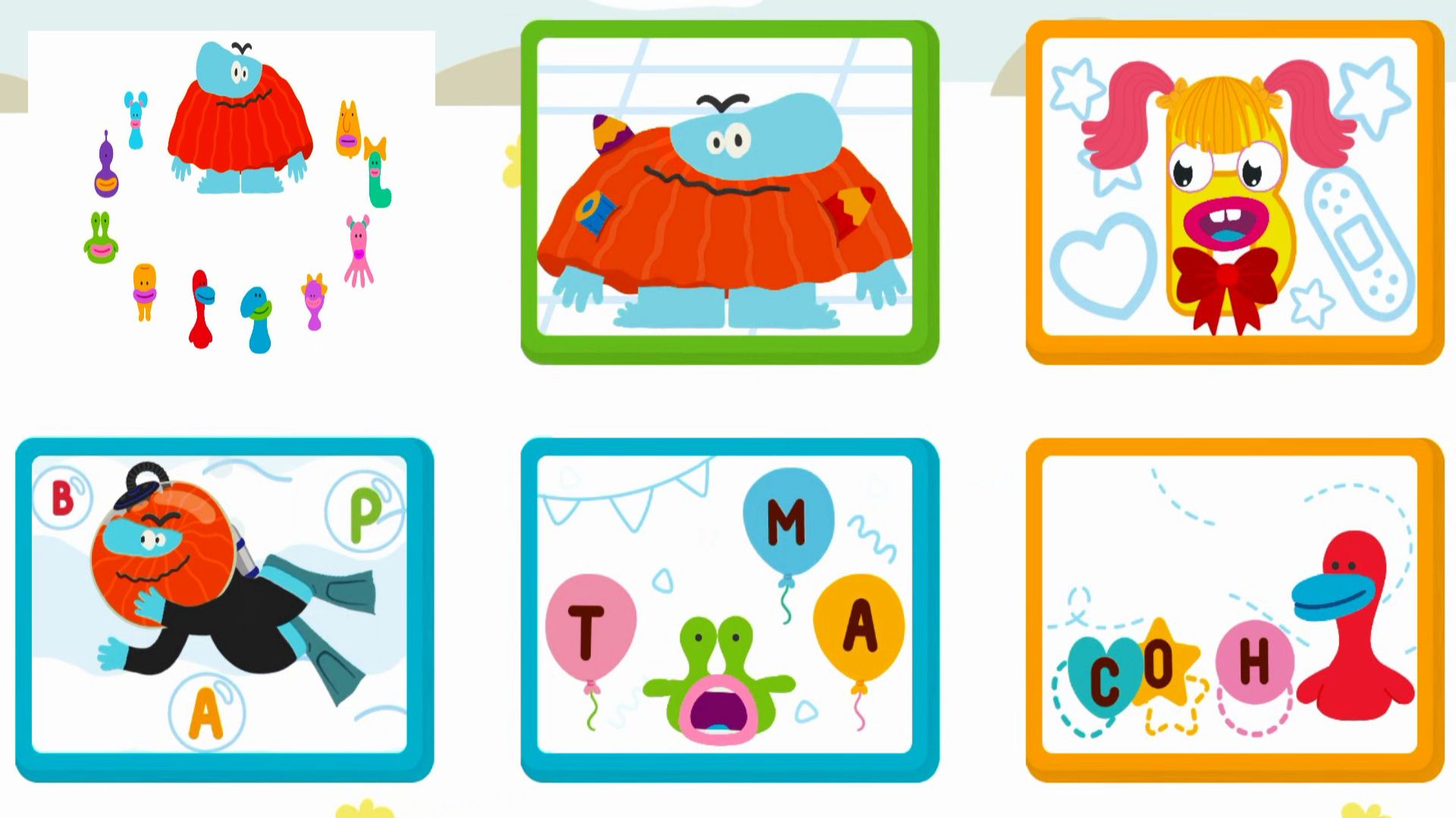 Мультфильм Весёлые Буквы с Боро Бородо Часть 8