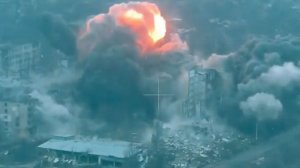 Удар ФАБ-3000 по позиции ВСУ в Красноармейске