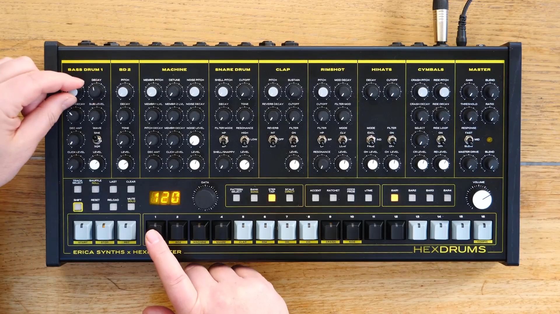 Erica Synths x Hexinverter HexDrums: First Look