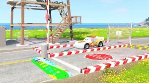 ЭПИЧЕСКИЙ ПОБЕГ ОТ АПОКАЛИПСИСА против машин и поезда BeamNG