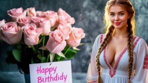 Шикарное поздравление С ДНЁМ РОЖДЕНИЯ Музыкальная открытка