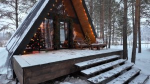 🪓Одинокая девушка в хижине в лесу: 24-часовой ASMR-кемпинг 🏕️