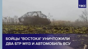 Бойцы "Востока" уничтожили два БТР М113 и автомобиль ВСУ