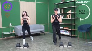 자극 미쳤습니다🥵 전신 덤벨로 근력 +유산소까지 끝   FULLBODY DUMBBELL WORKOUT