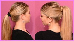 Как сделать - КРАСИВЫЙ ОБЪЕМНЫЙ ХВОСТ | EASY VOLUME PONYTAIL